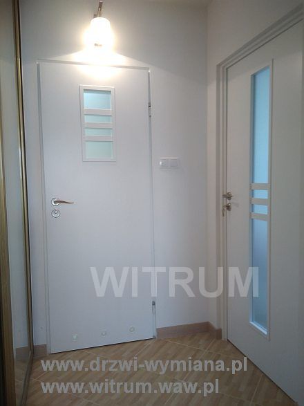 Drzwi carson białe do łazienki